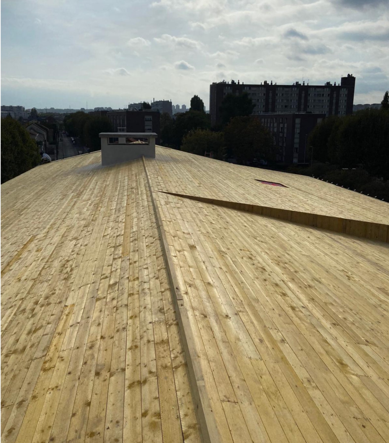 Support de couverture en bois